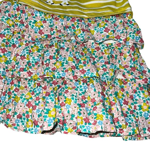 Mini Boden 5/6 Puffy Lambs Floral Spring Girls Dress - Picture 3 of 5